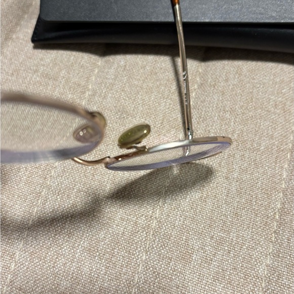 MaxMara Gold Metal Glasses Frames - Picture 3 of 6